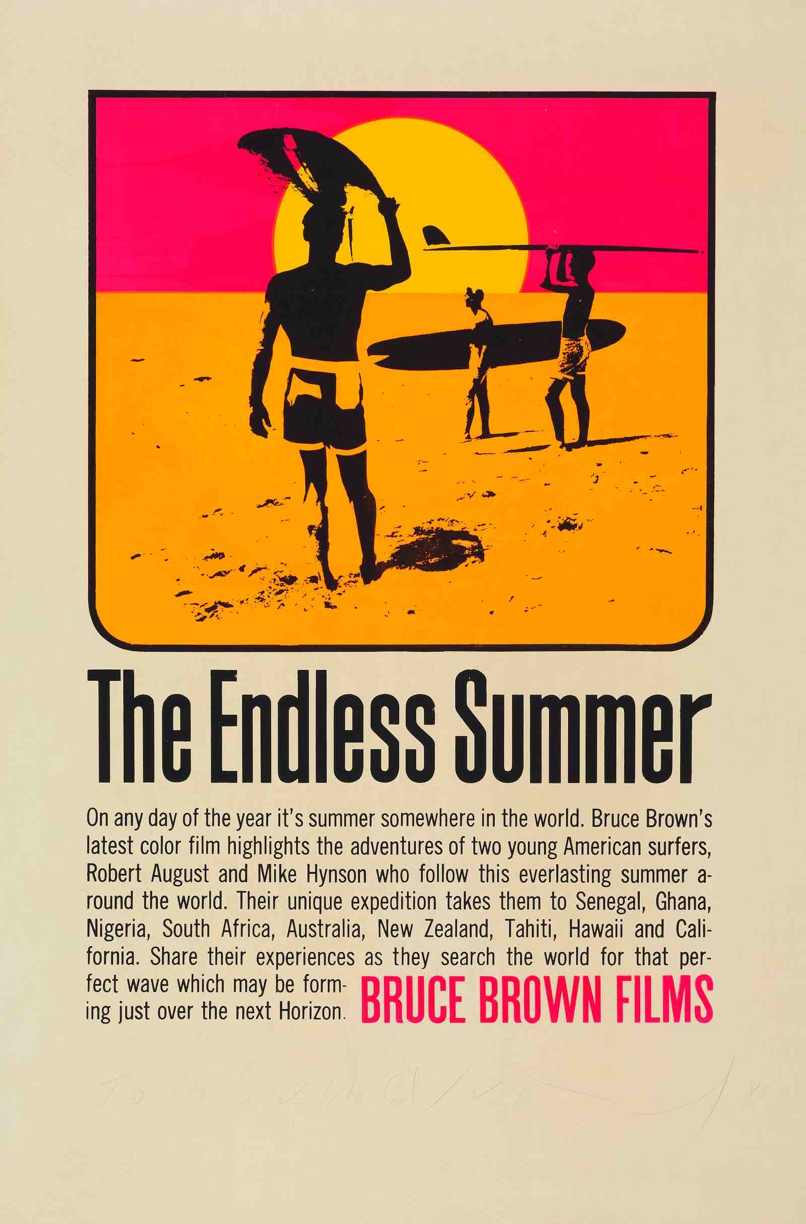 The Endless Summer Silkscreen Poster