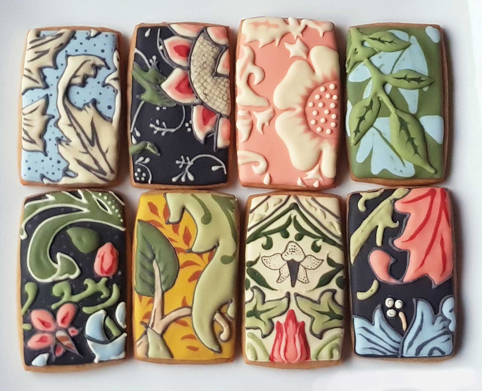 Shakespeare scholar Ella Hawkins bakes and designs intricately decorated cookies (or biscuits) that take a page from antiquarian books and medieval manuscripts.