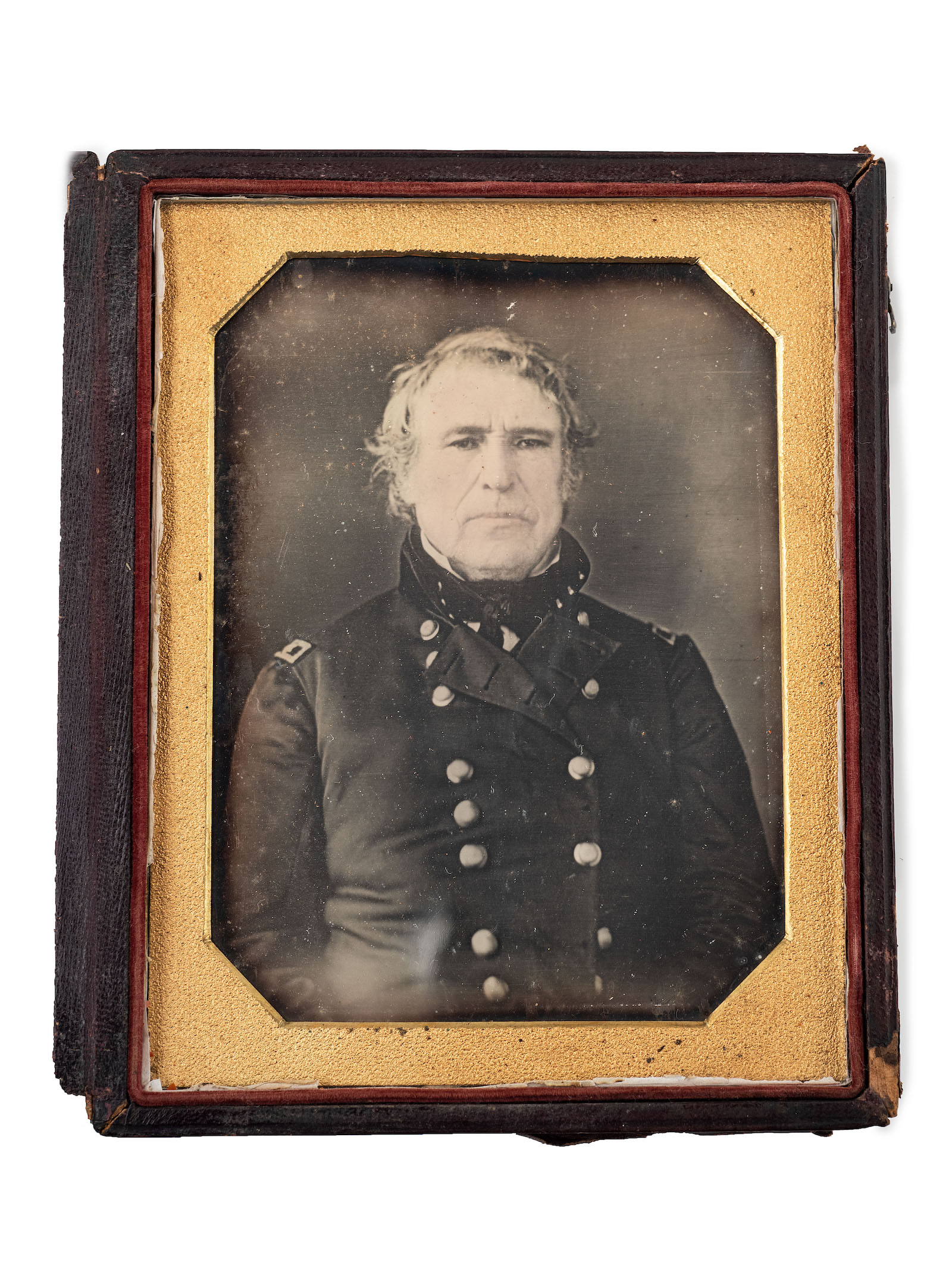 Zachary Taylor (1784-1850). Half plate copy daguerreotype portrait of the 12th President of the United States.