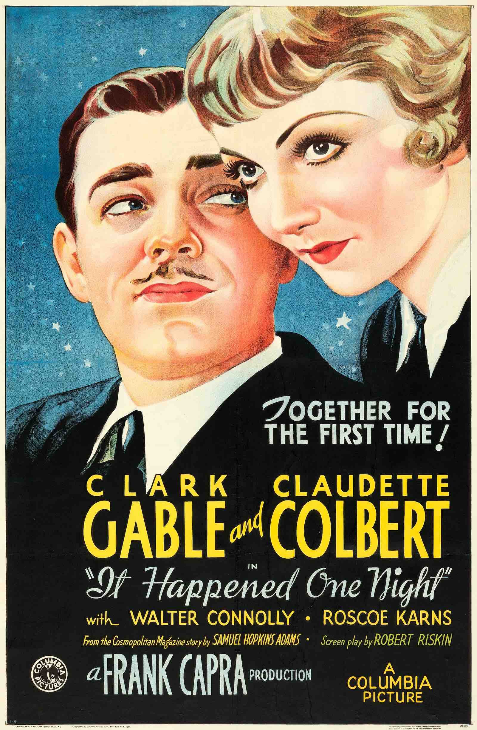 It Happened One Night One Sheet Style B