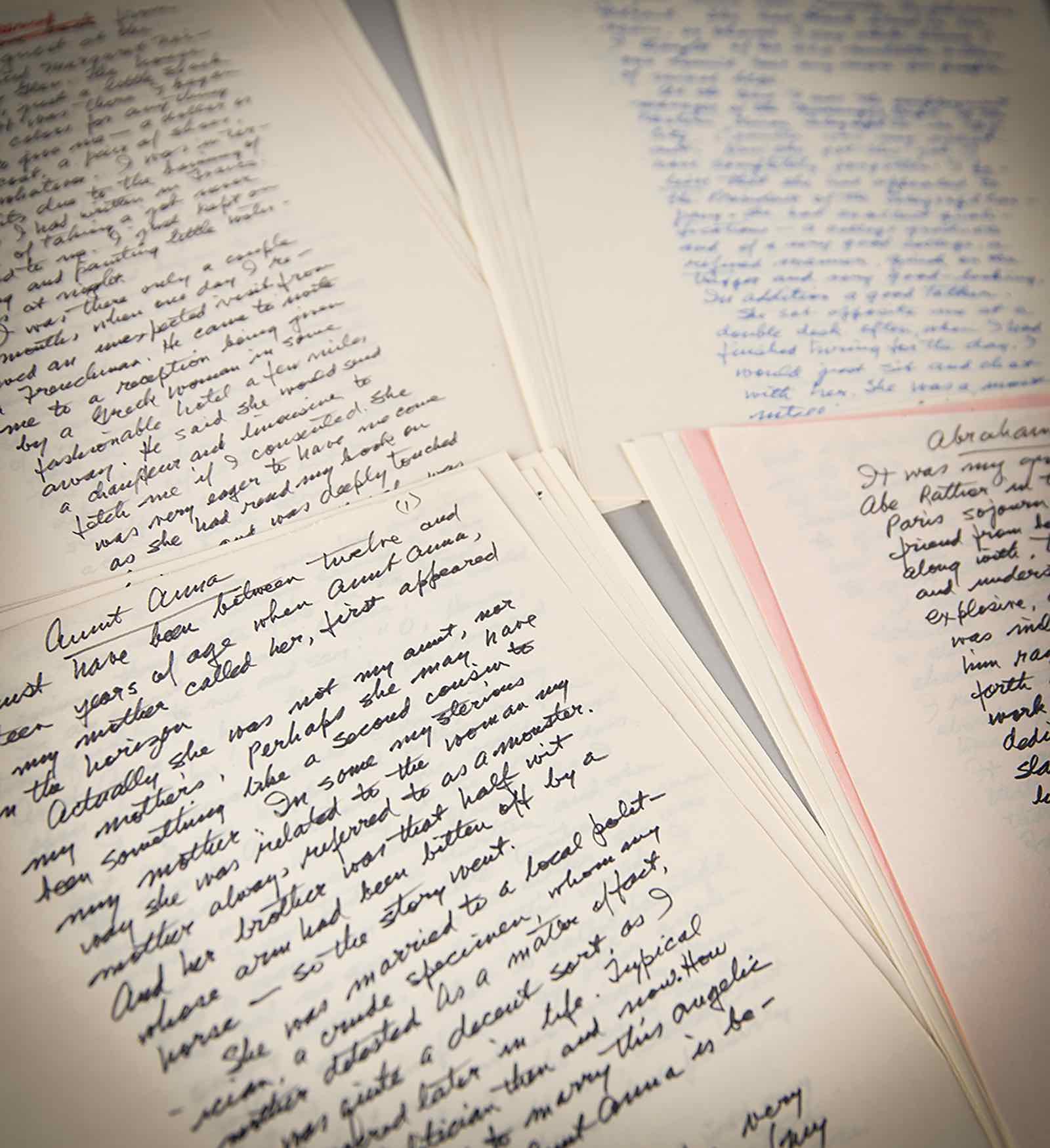 Henry Miller (4) Autograph Manuscripts Signed on Friends and Influences