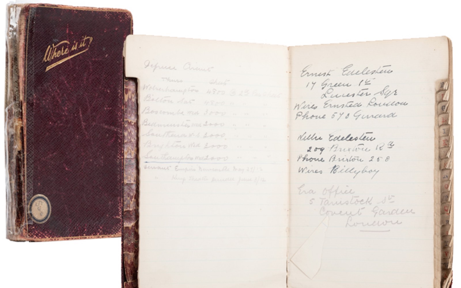 Chung Ling Soo’s Address Book