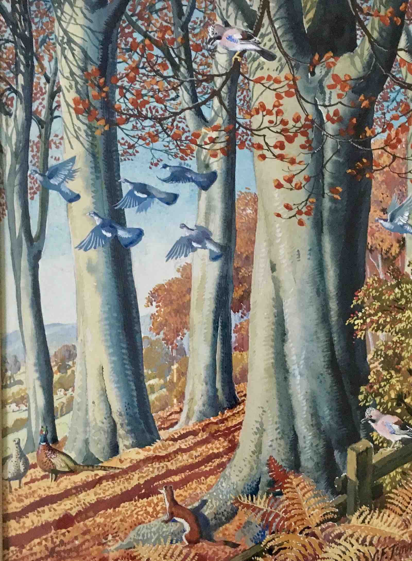 An example of Ladybird artist Charles Tunnicliffe's work