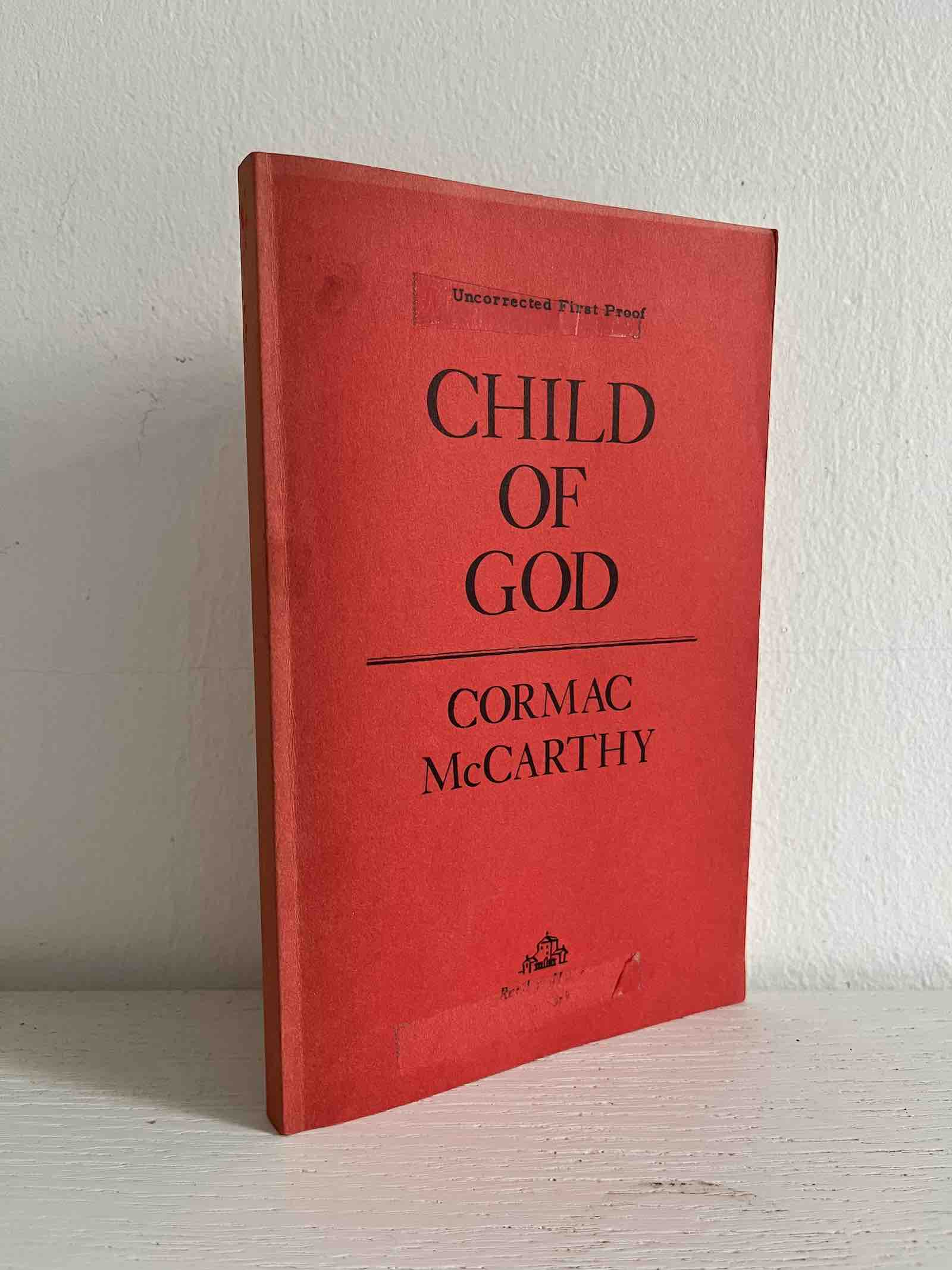 Uncorrected first proof of Child of God