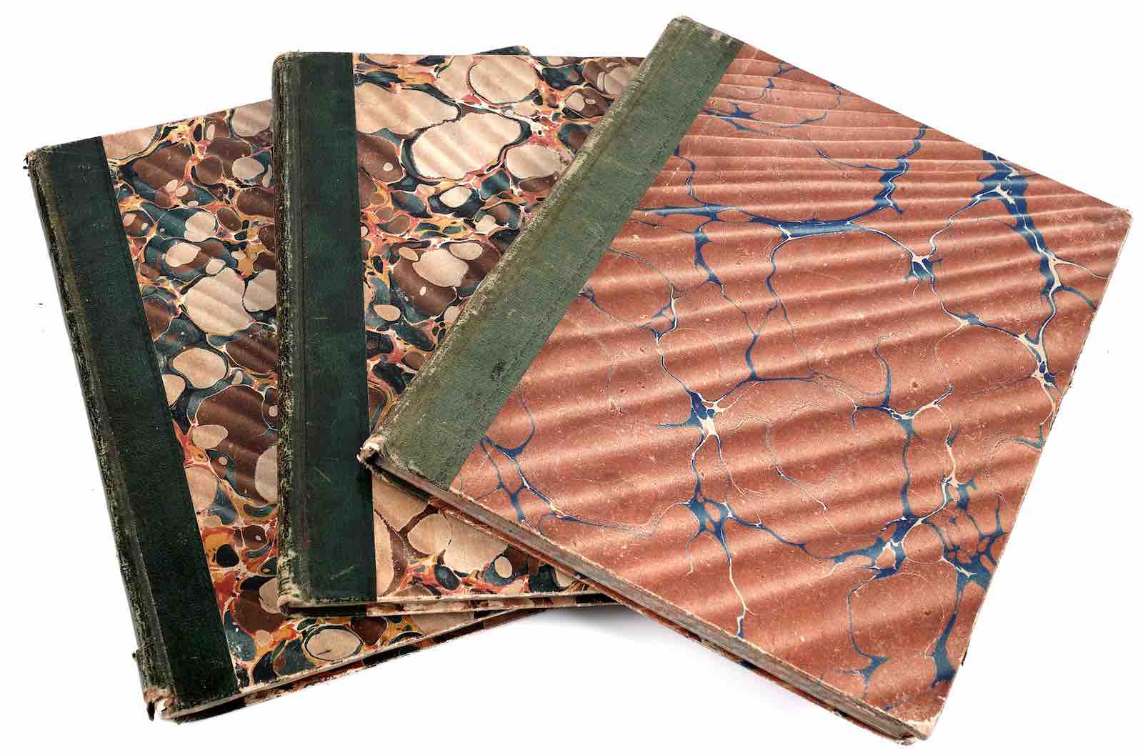 Three manuscript extracts from The Journal of Anne Capper of Stoke Newington, from 1794 to 1821