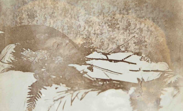 The last photo of Oscar Wilde on his death bed