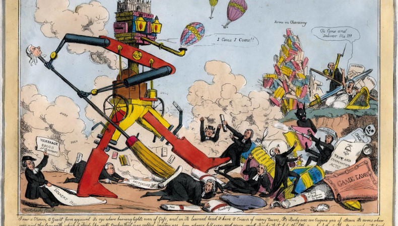 Robert Seymour, The March of Intellect (London, 1828)