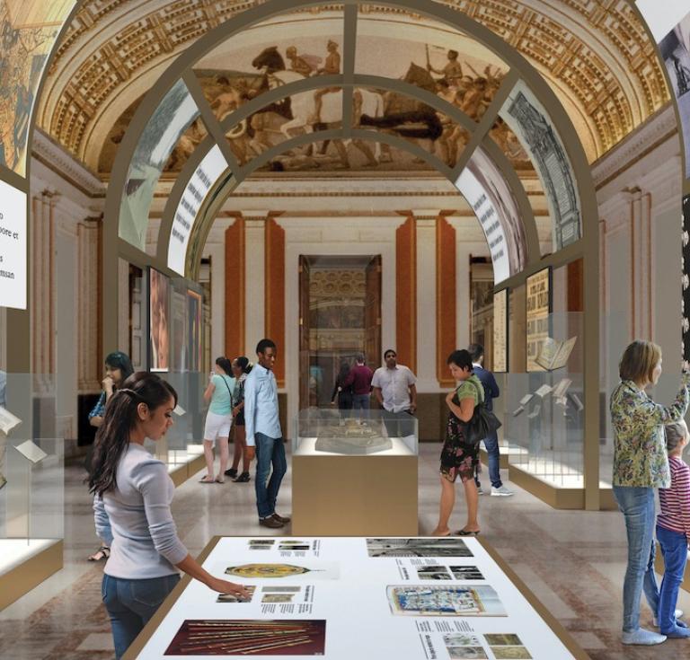 Artist rendering of LOC exhibition