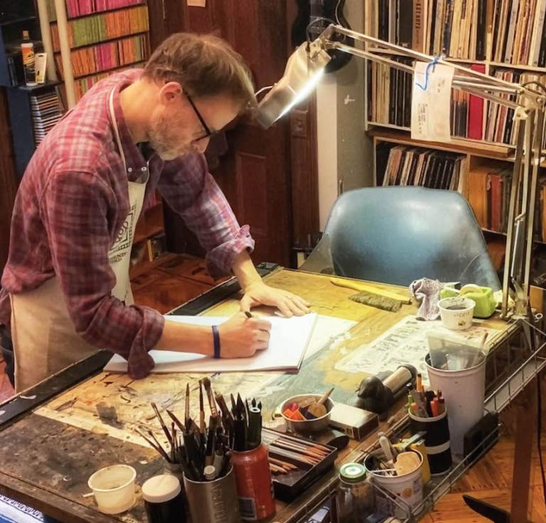 Artist George Cochrane