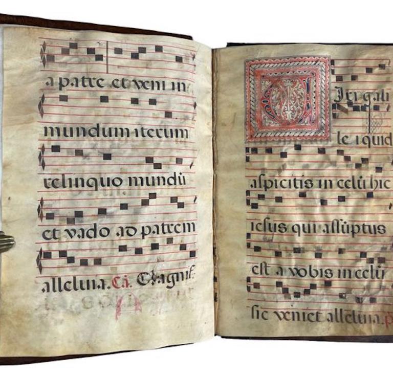 17th-century illuminated antiphonary