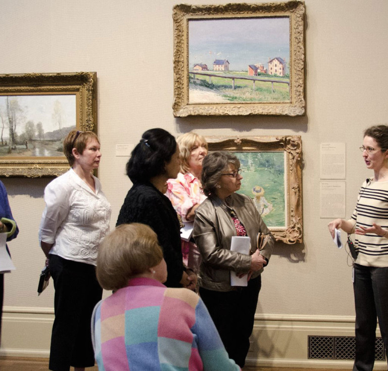 tour to members of the Toledo Museum of Art’s book club