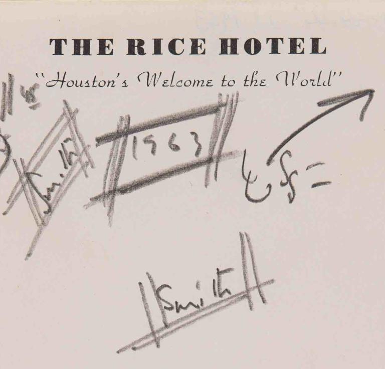 John F. Kennedy's doodles